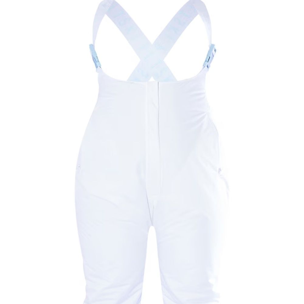 NWT PRETTYLITTLETHING SKI PASTEL BLUE TAPE WHITE OVERALL - Picture 2 of 8